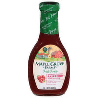 Maple Grove Farms Vinaigrette, Fat Free, Raspberry, 8 Fluid ounce