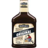 KC Masterpiece Barbecue Sauce, Original, Kettle Cooked, 40 Ounce
