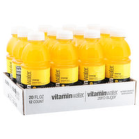 Vitaminwater Nutrient Enhanced Water Beverage, Zero Sugar, Tropical Citrus, 12 Each