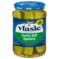 Vlasic Pickles, Dill Spears, Zesty, 24 Ounce