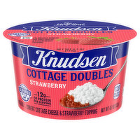 Knudsen Cheese, Cottage Doubles, Strawberry, 4.7 Ounce