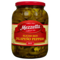 Mezzetta Jalapeno Peppers, Hot, Sliced, 32 Ounce
