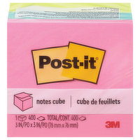 Post-it Notes Cube, 400 Each