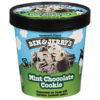 Ben & Jerry's Ice Cream, Mint Chocolate Cookie, 16 Ounce