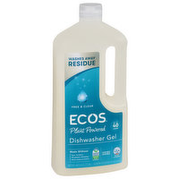 Ecos Dishwasher Gel, Free & Clear, 40 Fluid ounce