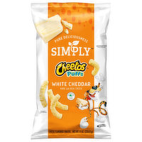 Cheetos Cheese Flavored Snacks, White Cheddar, Puffs, 8 Ounce
