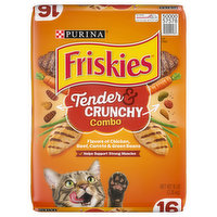 Friskies Cat Food, Tender & Crunchy Combo, 16 Pound