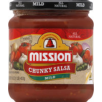 Mission Salsa, Chunky, Mild, 16 Ounce