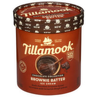 Tillamook Ice Cream, Brownie Batter, 48 Ounce