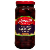 Mezzetta Kalamata Olives, Sliced, Greek, 9.5 Ounce