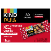 Kind Bars, Dark Chocolate Cherry Cashew, Minis, 10 Each