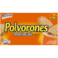 Marinela Marinela Polvorones, Orange Artificially Flavored Shortbread Cookies, 8-Pack, 1 lb 4.88 Ounces, 20.88 Ounce