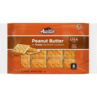 Austin Sandwich Crackers, Peanut Butter on Toasty, 8 Each