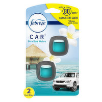 Febreze Car Air Freshener Vent Clip Bora Bora Scent, Pack of 3, 0.13 Ounce