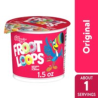 Froot Loops Cold Breakfast Cereal, Original, Single Serve, 1.5 Ounce