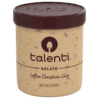 Talenti Gelato, Coffee Chocolate Chip, 1 Pint