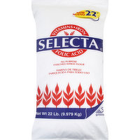 Selecta Wheat Flour, Enriched, All Purpose, 22 Pound