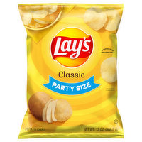 Lay's Potato Chips, Classic, Party Size, 13 Ounce