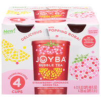 Joyba Bubble Tea, Strawberry Lemonade Green Tea, 48 Ounce
