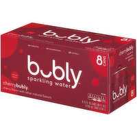 Bubly Sparkling Water Cherry, 8 Each
