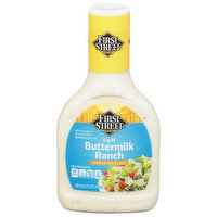 First Street Dressing & Dip, Buttermilk Ranch, Light, 16 Ounce