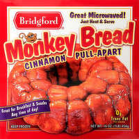 Bridgford Monkey Bread, Cinnamon Pull-Apart, 16 Ounce