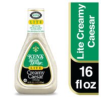 Ken's Steak House Lite Creamy Caesar Salad Dressing, 16 Fluid ounce