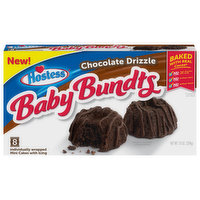 Hostess Cakes, Mini, Chocolate Drizzle, 8 Each