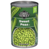 First Street Peas, Sweet, 15 Ounce