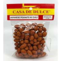 Casa De Dulce Japanese Peanuts W/Chile, 5 Ounce