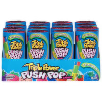 Push Pop Candy, 3 Flavors in 1, Triple Power, 16 Each