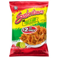 Sabritones Wheat Snacks, Chile & Lime, Puffed, 4 Ounce