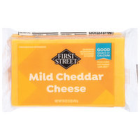 First Street Cheese, Mild Cheddar, 16 Ounce