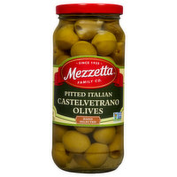 Mezzetta Olives, Pitted Italian, Castelvetrano, 8 Ounce