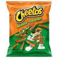 Cheetos Cheese Flavored Snacks, Cheddar Jalapeno, Crunchy, 8.5 Ounce