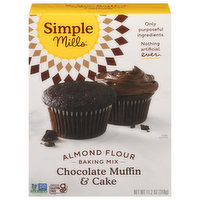 Simple Mills Baking Mix, Almond Flour, Chocolate Muffin & Cake, 10.4 Ounce