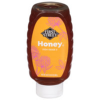 First Street Honey, 100% Pure, Clover, 24 Ounce