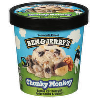 Ben & Jerry's Ice Cream, Chunky Monkey, 16 Ounce