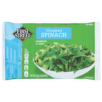 First Street Spinach, Chopped, 32 Ounce