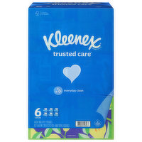 Kleenex Facial Tissues, 3-Ply, 6 Each