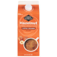 First Street Coffee Creamer, Non-Dairy, Hazelnut, 64 Fluid ounce