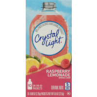 Crystal Light Drink Mix, Raspberry Lemonade, On-the-Go Packets, 10 Pack, 10 Each