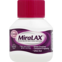 MiraLAX Osmotic Laxative, Unflavored, Powder, 4.1 Ounce