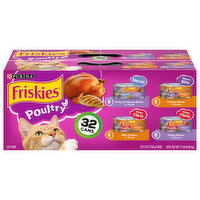 Friskies Cat Food, Poultry, In Gravy, 176 Ounce