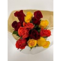 Dozen Rainbow Rose 1 ea, 1 Each