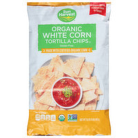 Sun Harvest Tortilla Chips, Organic, White Corn, 16 Ounce