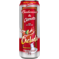 Budweiser Chelada Can 25 oz, 25 Ounce