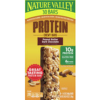 Nature Valley Protein Chewy Bars, Peanut Butter Dark Chocolate, 30 Each