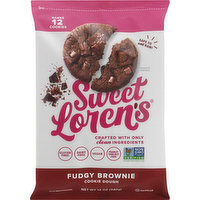 Sweet Loren's Cookie Dough, Fudgy Brownie, 12 Ounce