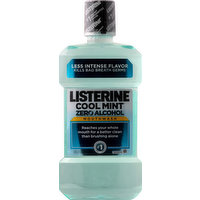 Listerine Mouthwash, Zero Alcohol, Cool Mint, 1 Litre